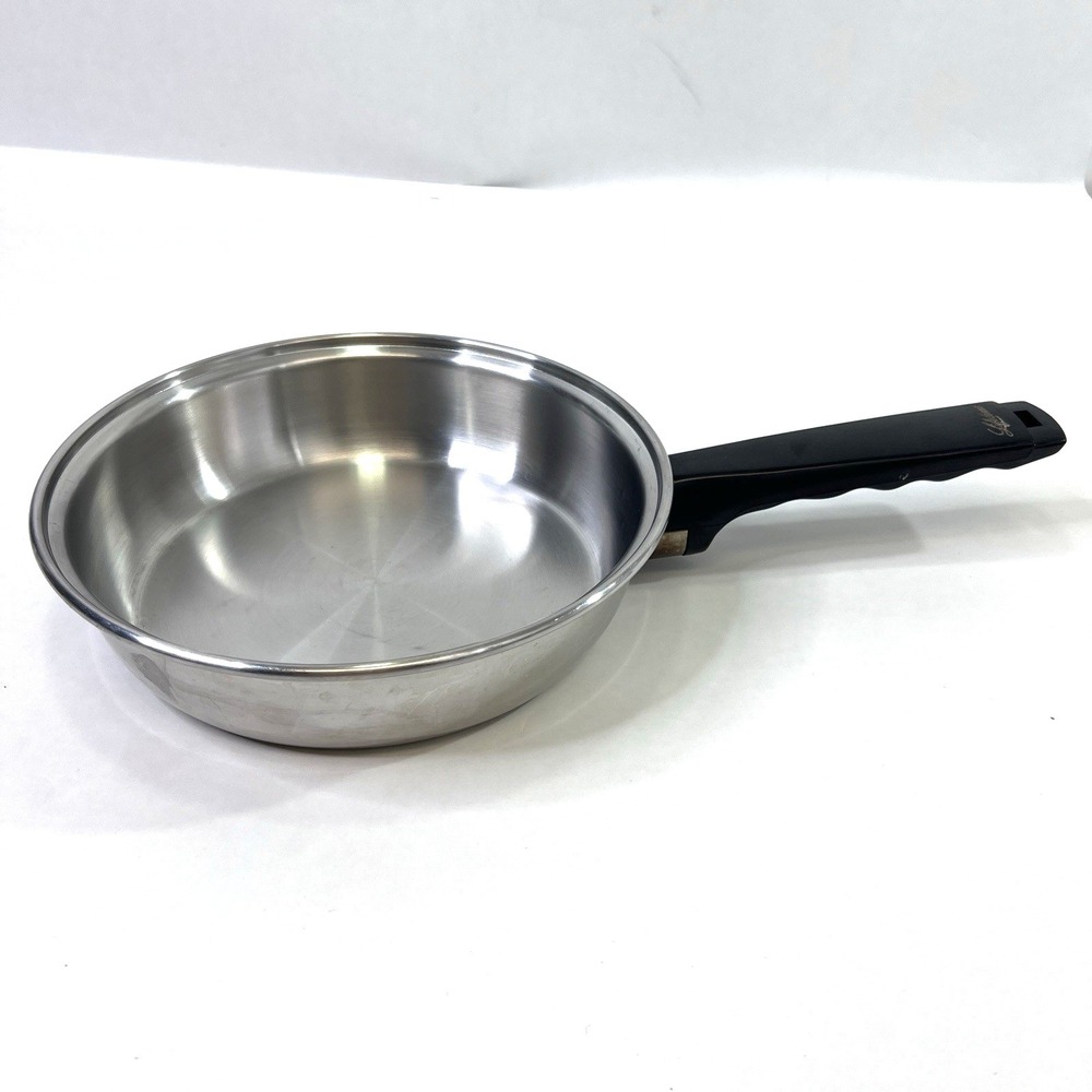 VTG Lifetime 18-8 Stainless Steel 8 1/4 Skillet Fry Pan NO Lid Heavy